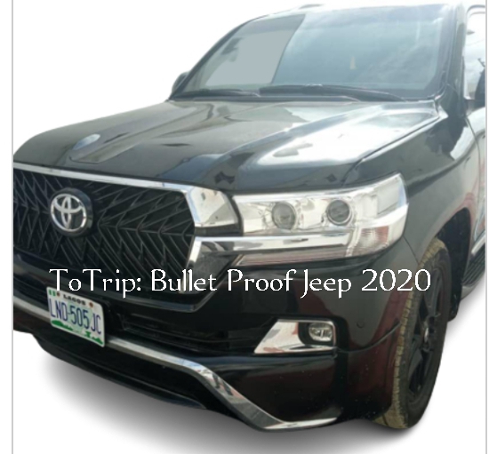 ToTrip: Bullet Proof Jeep 2020 for car hire