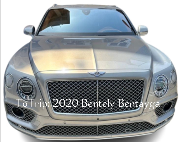 ToTrip: 2020 Bentely Bentayga Luxury car for hire